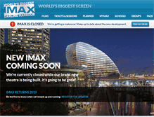 Tablet Screenshot of imax.com.au